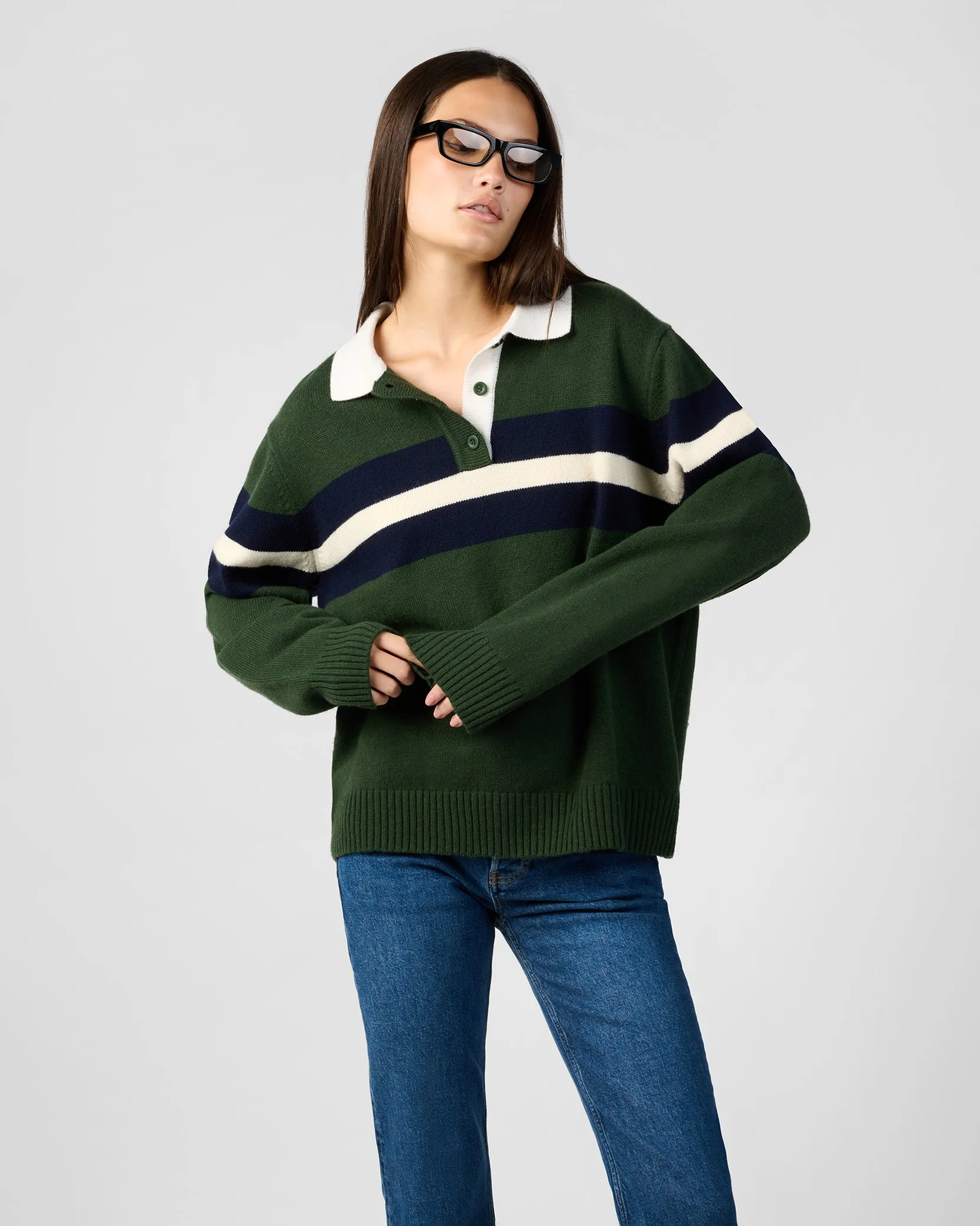 Knitted Rugby Shirt sold by WeWoreWhat product image thumbnail 2