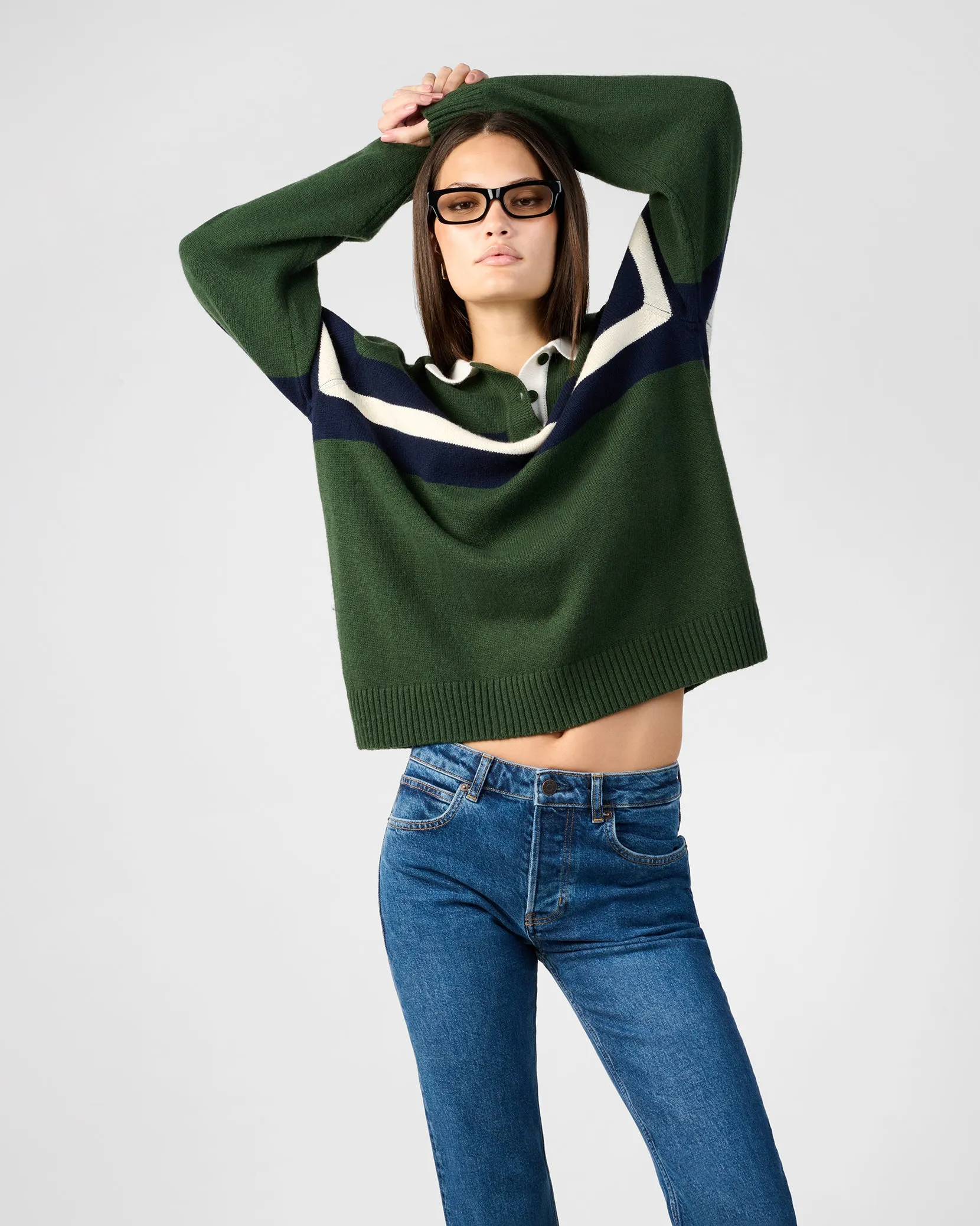 Knitted Rugby Shirt sold by WeWoreWhat product image thumbnail 5