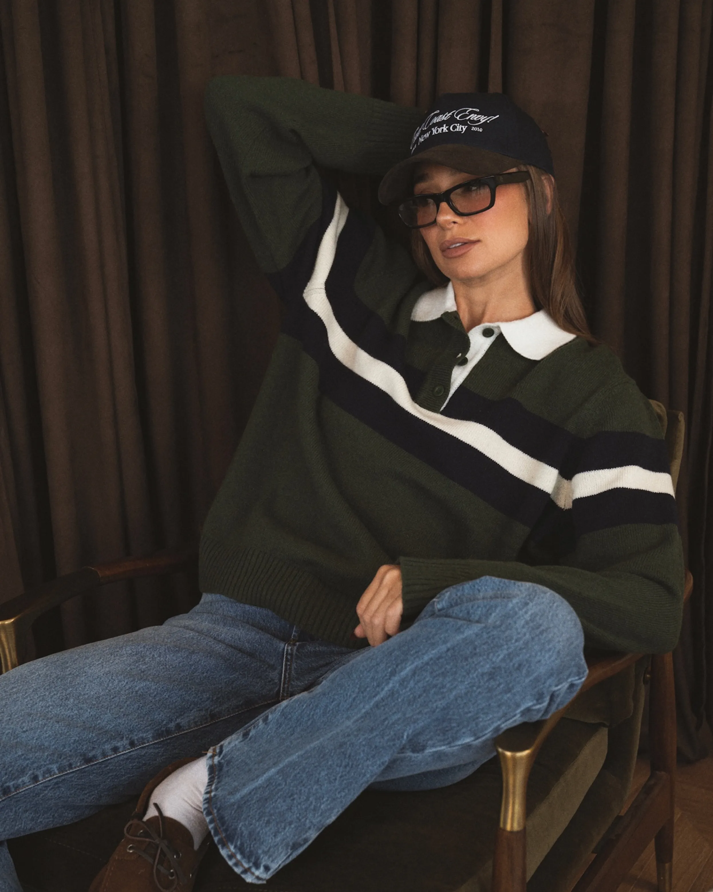 Knitted Rugby Shirt sold by WeWoreWhat