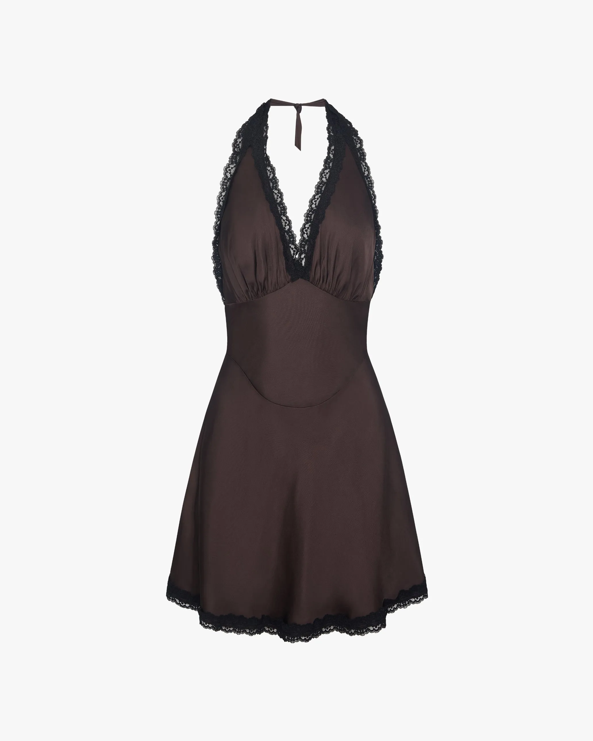 Halter Lace Mini Dress sold by WeWoreWhat product image thumbnail 3