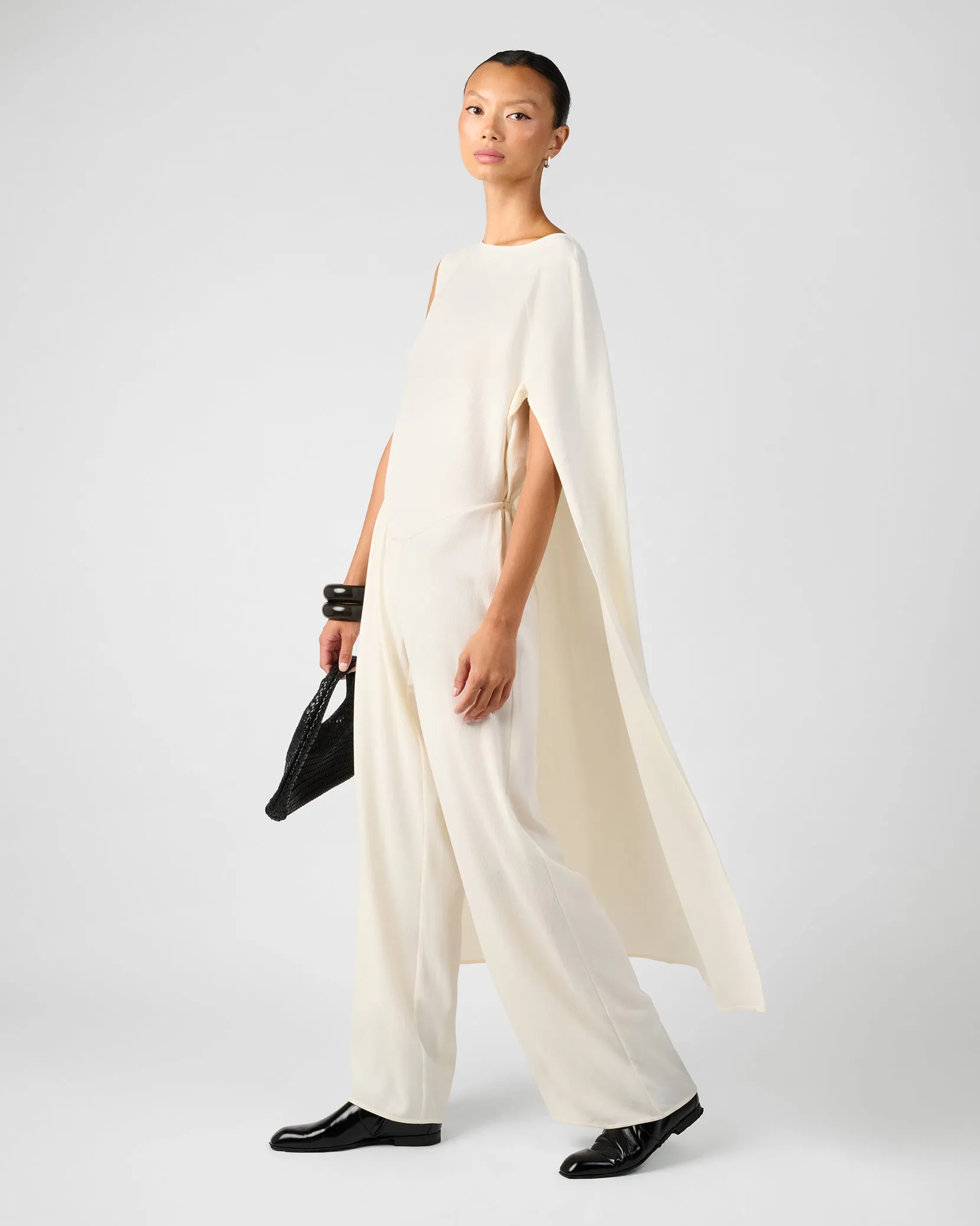 Draped Dolman Sleeve Jumpsuit sold by WeWoreWhat product image thumbnail 2