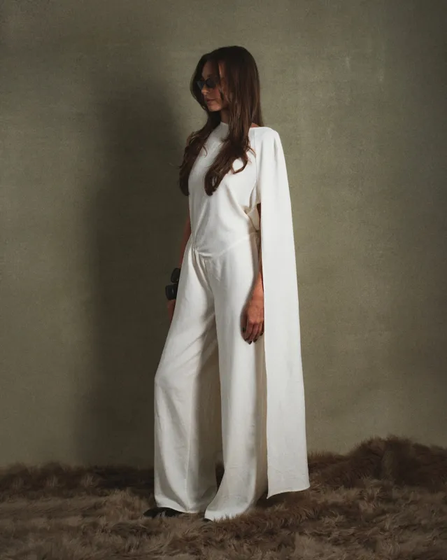 Draped Dolman Sleeve Jumpsuit sold by WeWoreWhat