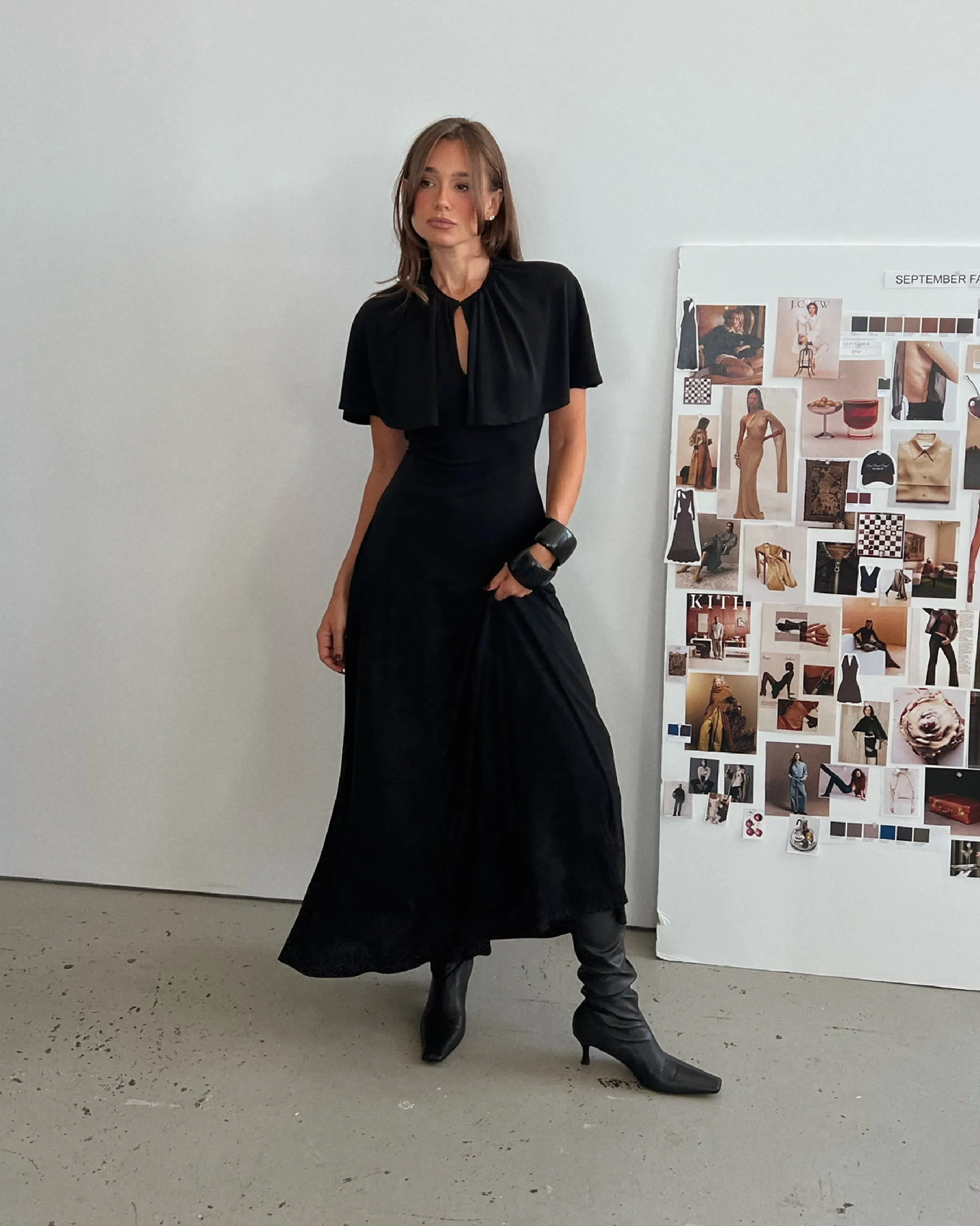 Cape Midi Dress sold by WeWoreWhat product image thumbnail 2