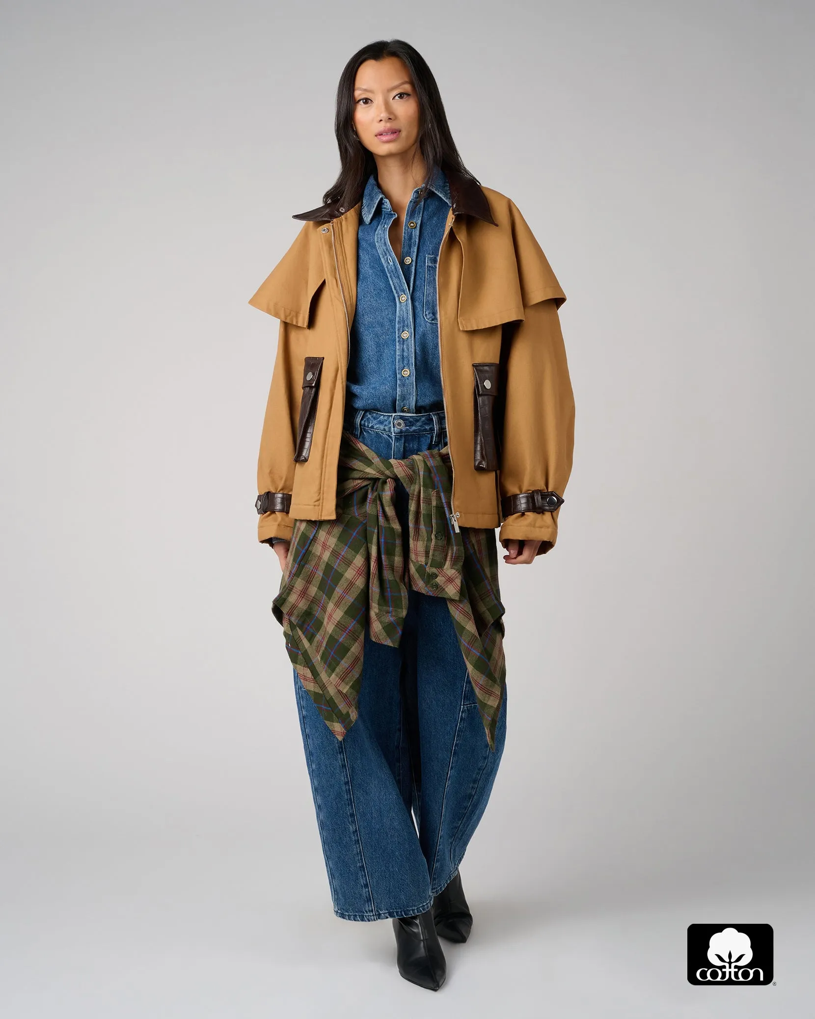 Cocoon Barn Jacket sold by WeWoreWhat product image thumbnail 4