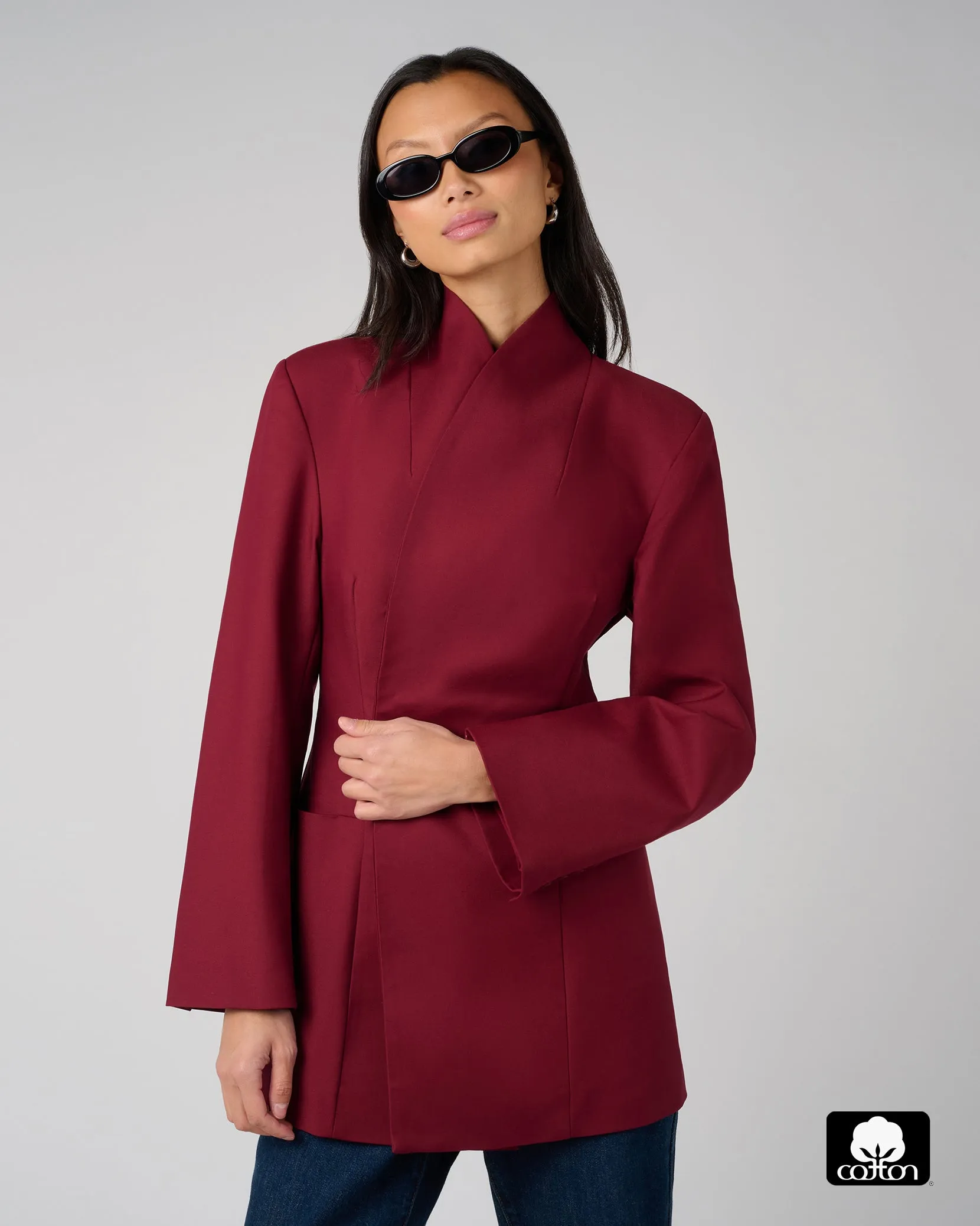 Hour Glass Blazer Jacket sold by WeWoreWhat product image thumbnail 2