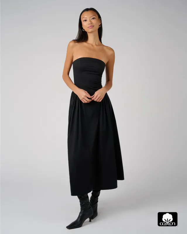 Strapless Corset Ruched Dress sold by WeWoreWhat