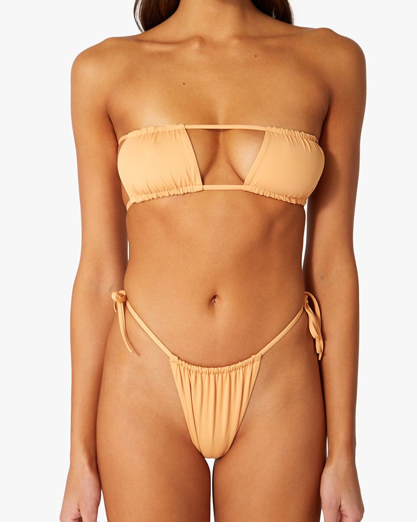 Ruched String Bikini Bottom sold by WeWoreWhat product image thumbnail 6