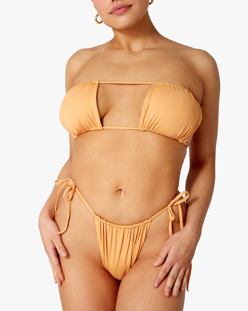 Ruched String Bikini Bottom sold by WeWoreWhat product image thumbnail 7