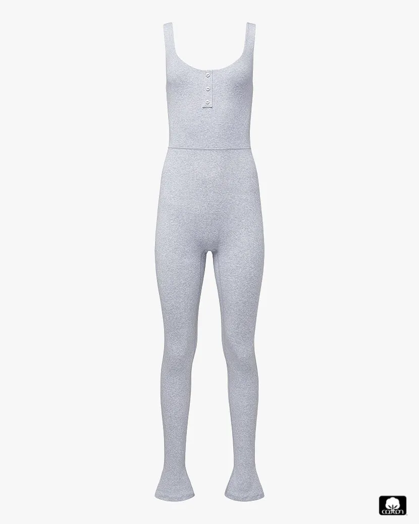 Henley Flare Jumpsuit sold by WeWoreWhat product image thumbnail 2