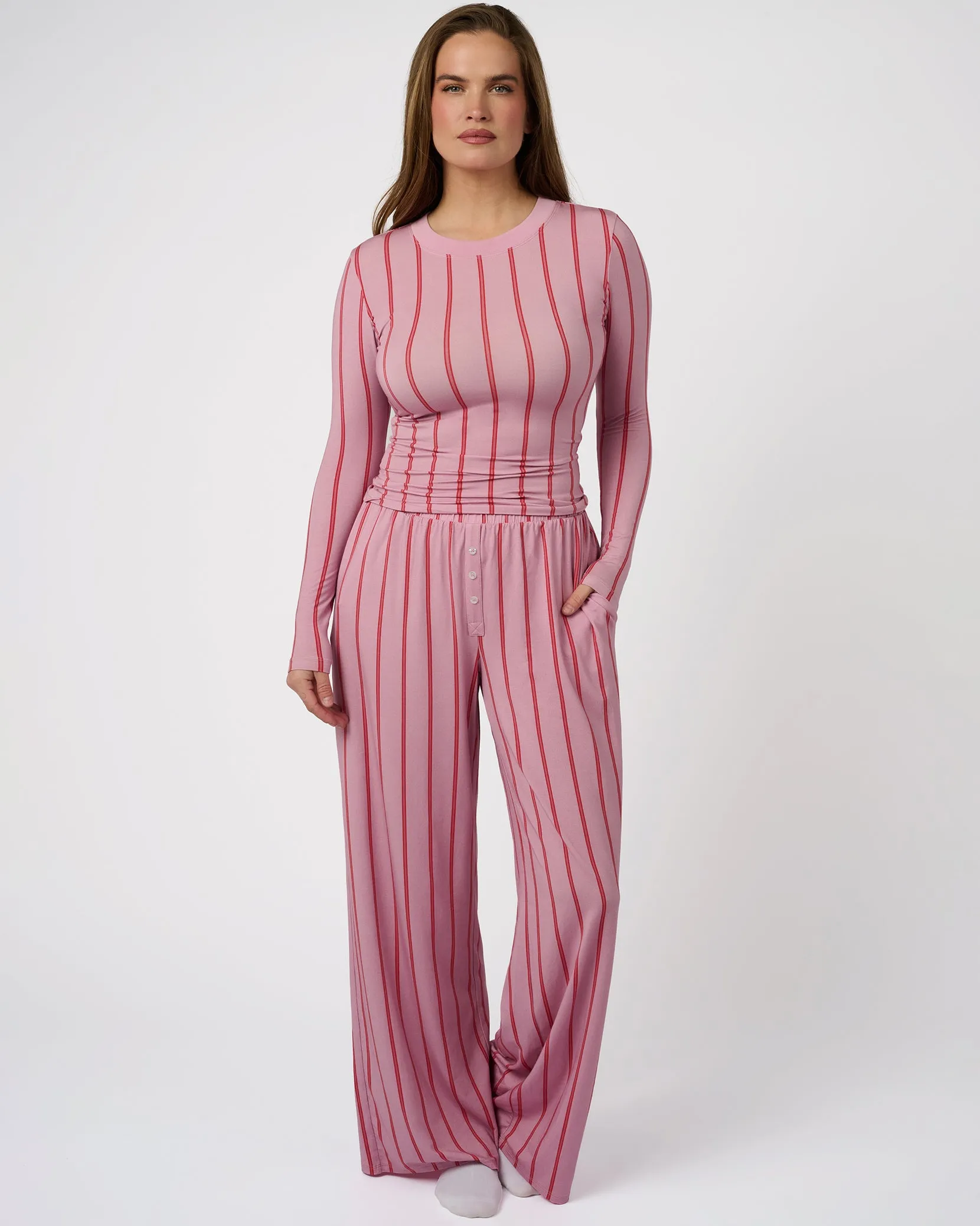 Fitted Long Sleeve Crewneck Top sold by WeWoreWhat product image thumbnail 4