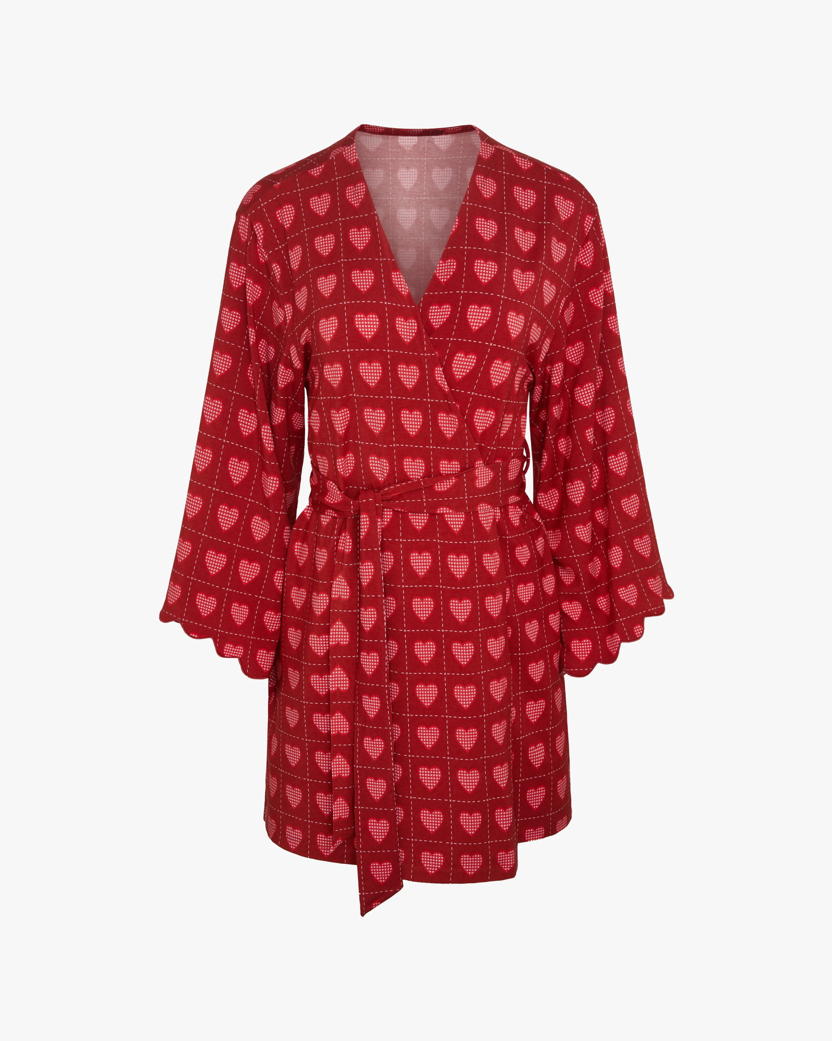 Scallop Sleeve Robe sold by WeWoreWhat product image thumbnail 3