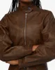 Cropped Moto Jacket sold by WeWoreWhat