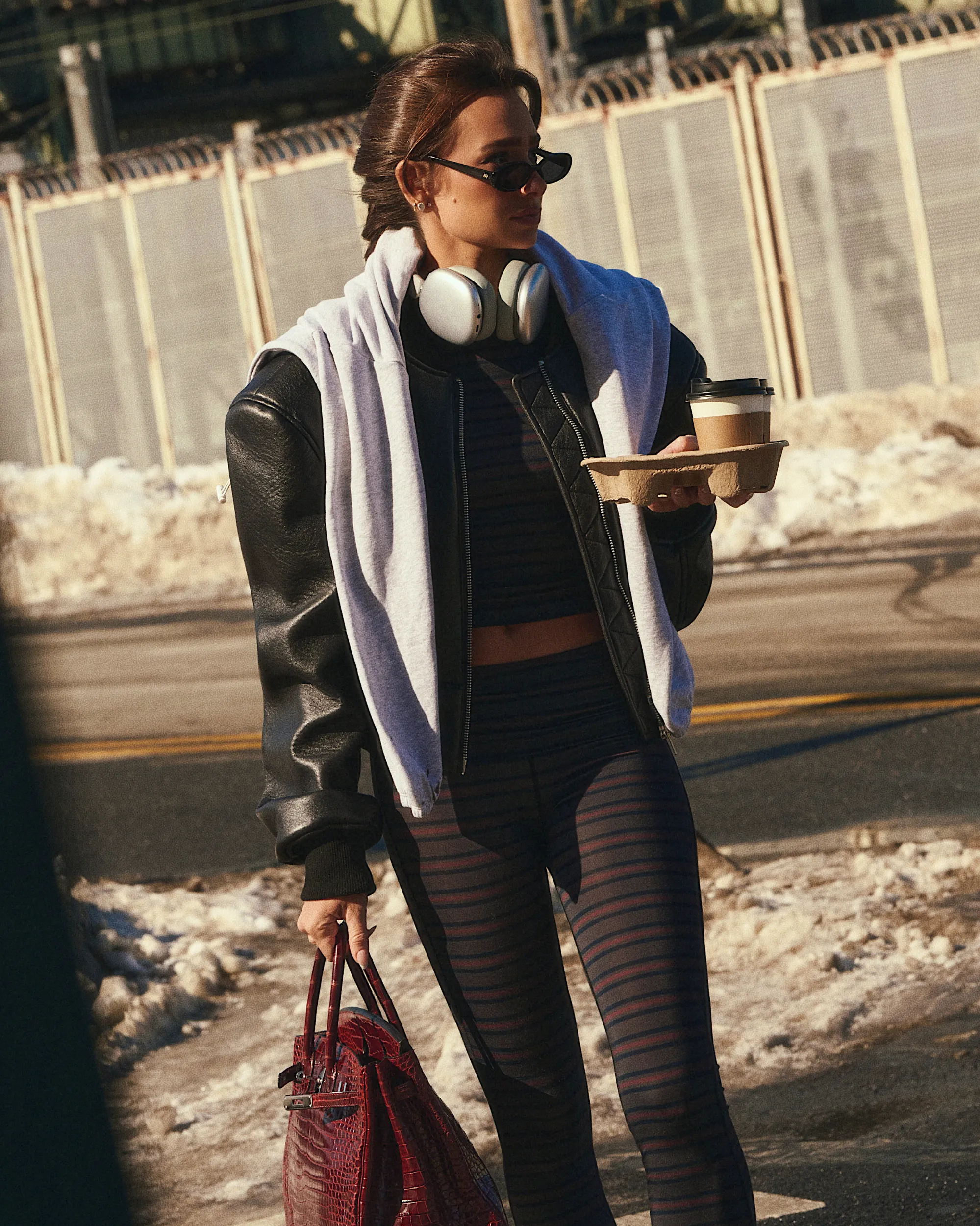 Fold Over Flare Legging sold by WeWoreWhat product image thumbnail 3