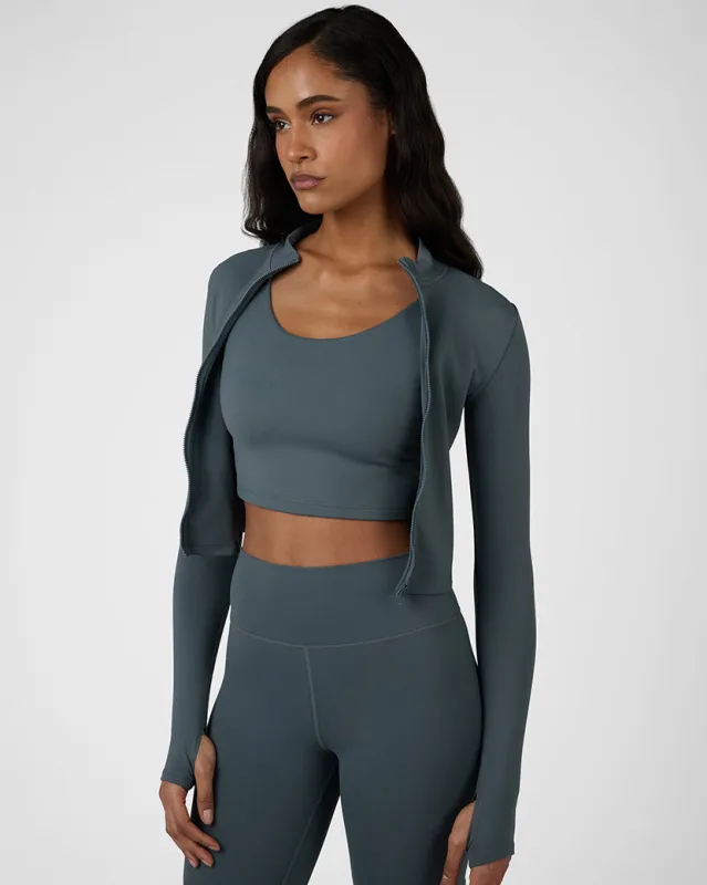 Cropped Active Zip-Up Jacket sold by WeWoreWhat