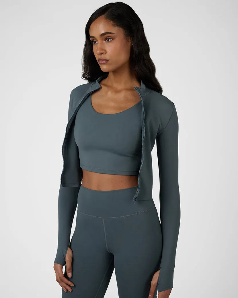 Cropped Active Zip-Up Jacket sold by WeWoreWhat