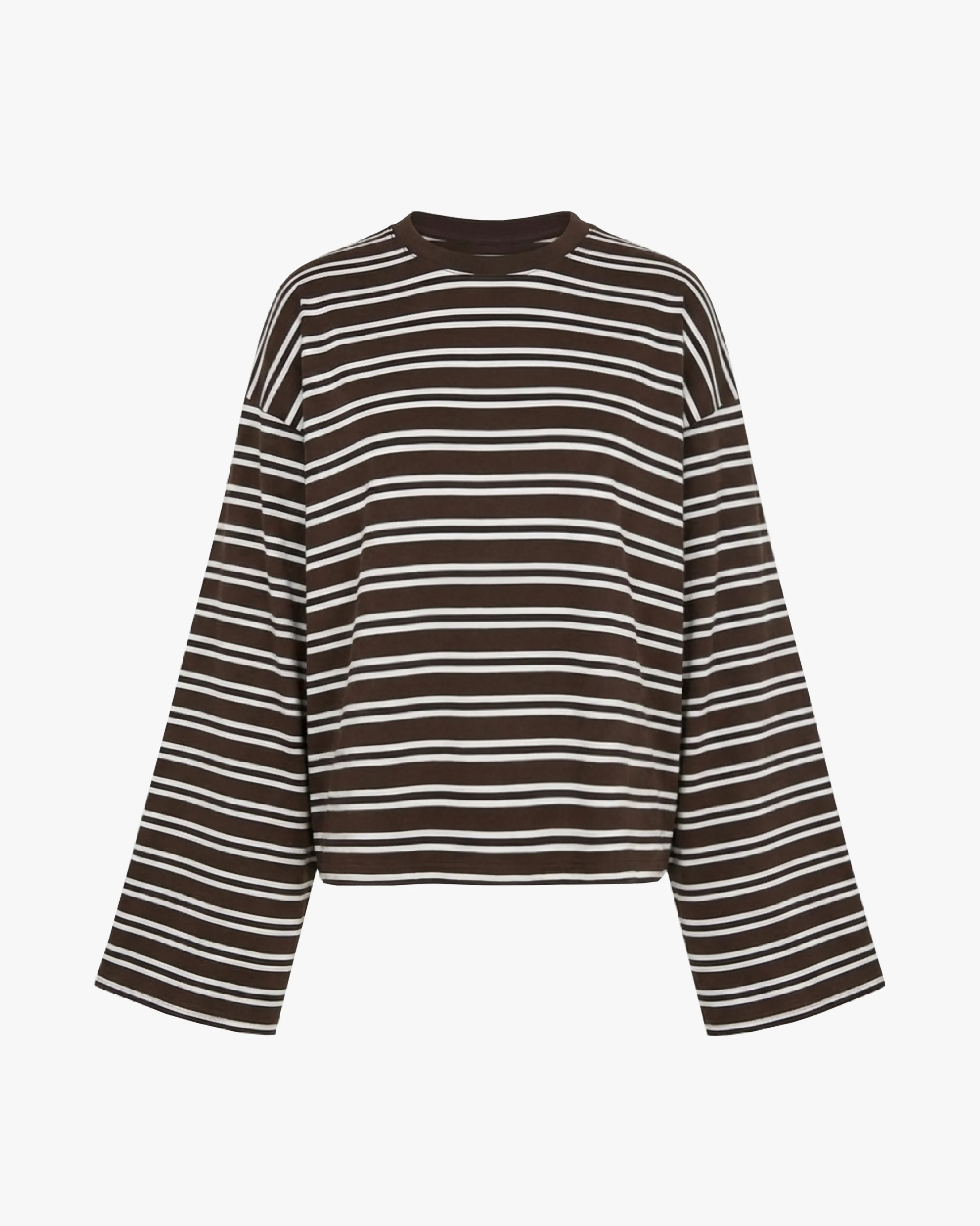 Boxy Oversized Striped Crew Neck Top sold by WeWoreWhat product image thumbnail 3