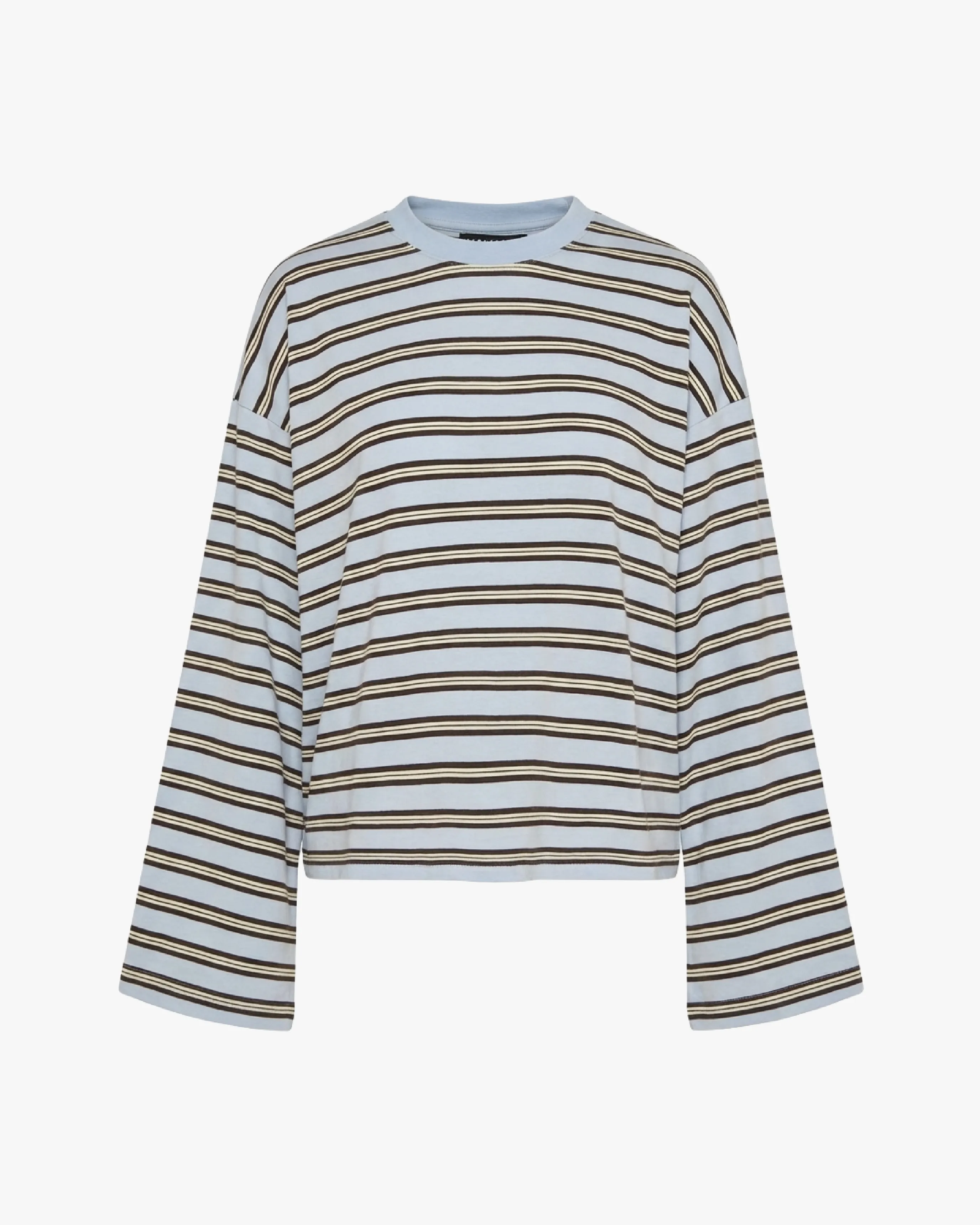 Boxy Oversized Striped Crew Neck Top sold by WeWoreWhat product image thumbnail 2