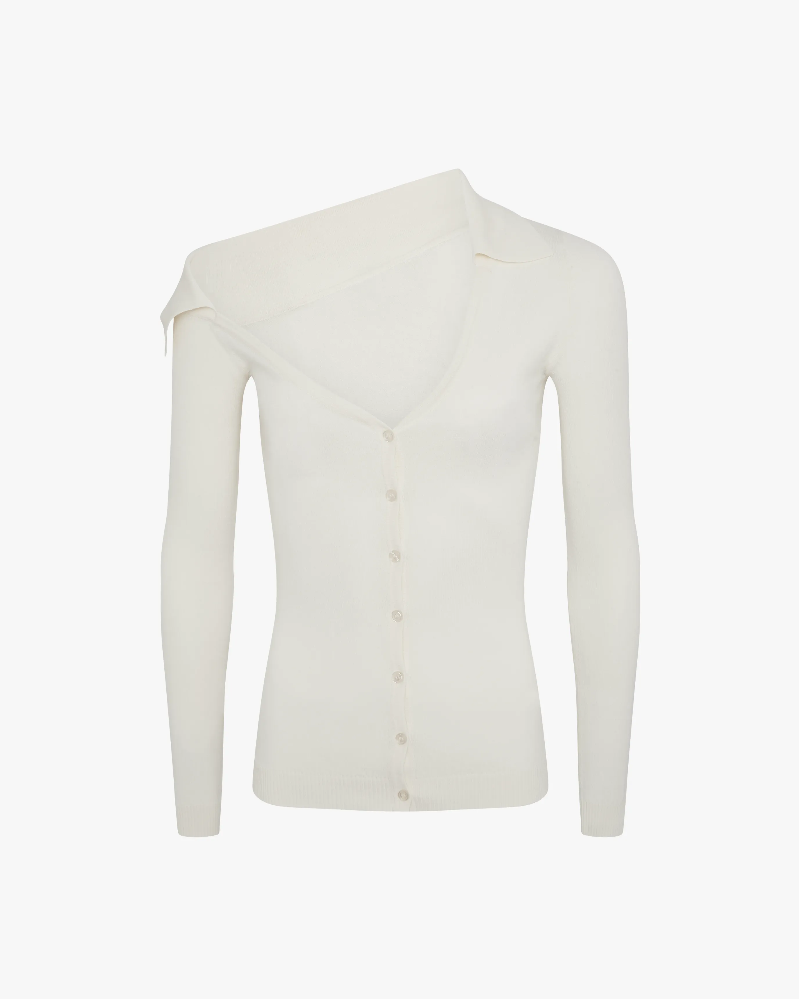 Off Shoulder Collared Shirt sold by WeWoreWhat product image thumbnail 3