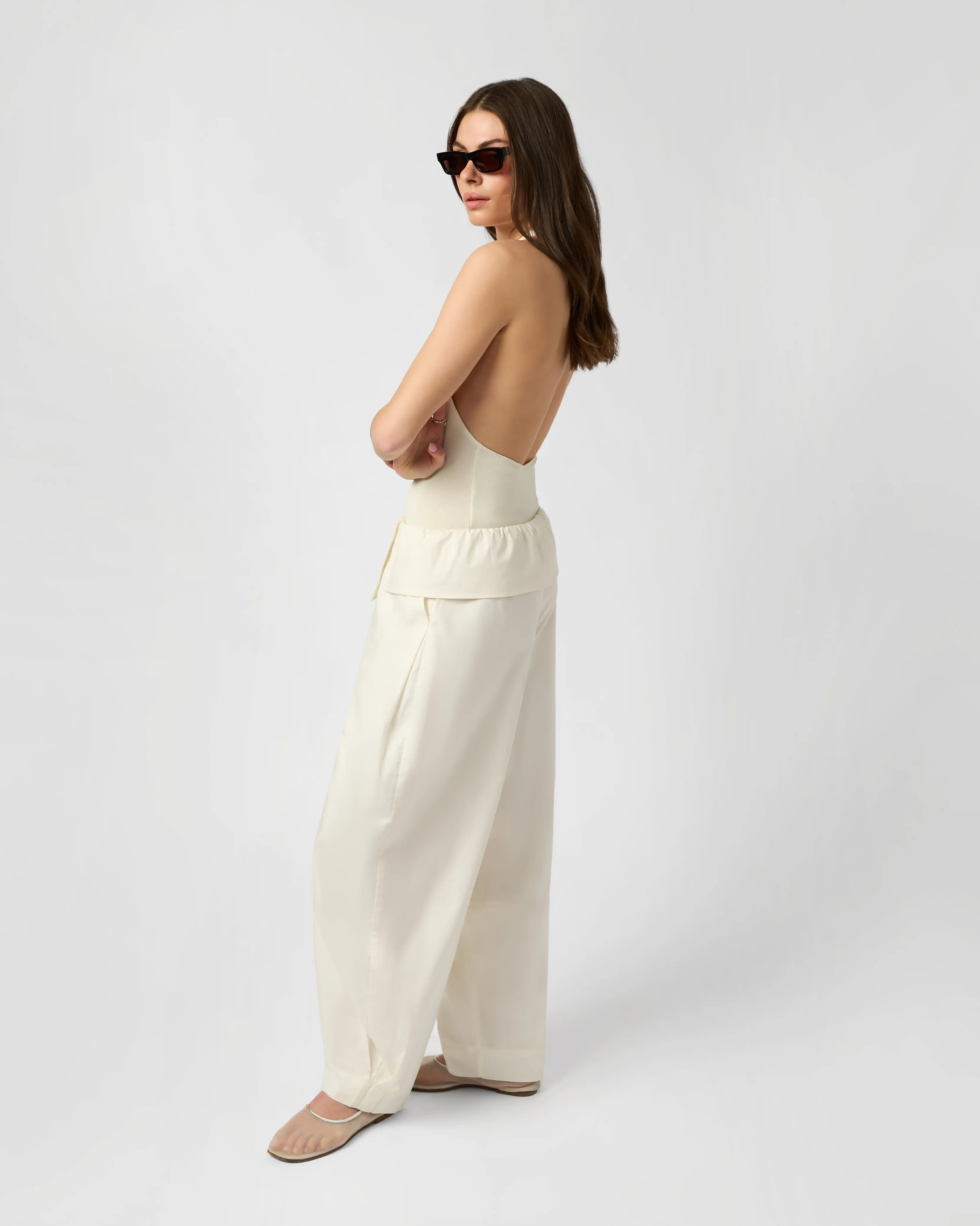 Pull On Fold Over Pant sold by WeWoreWhat product image thumbnail 5
