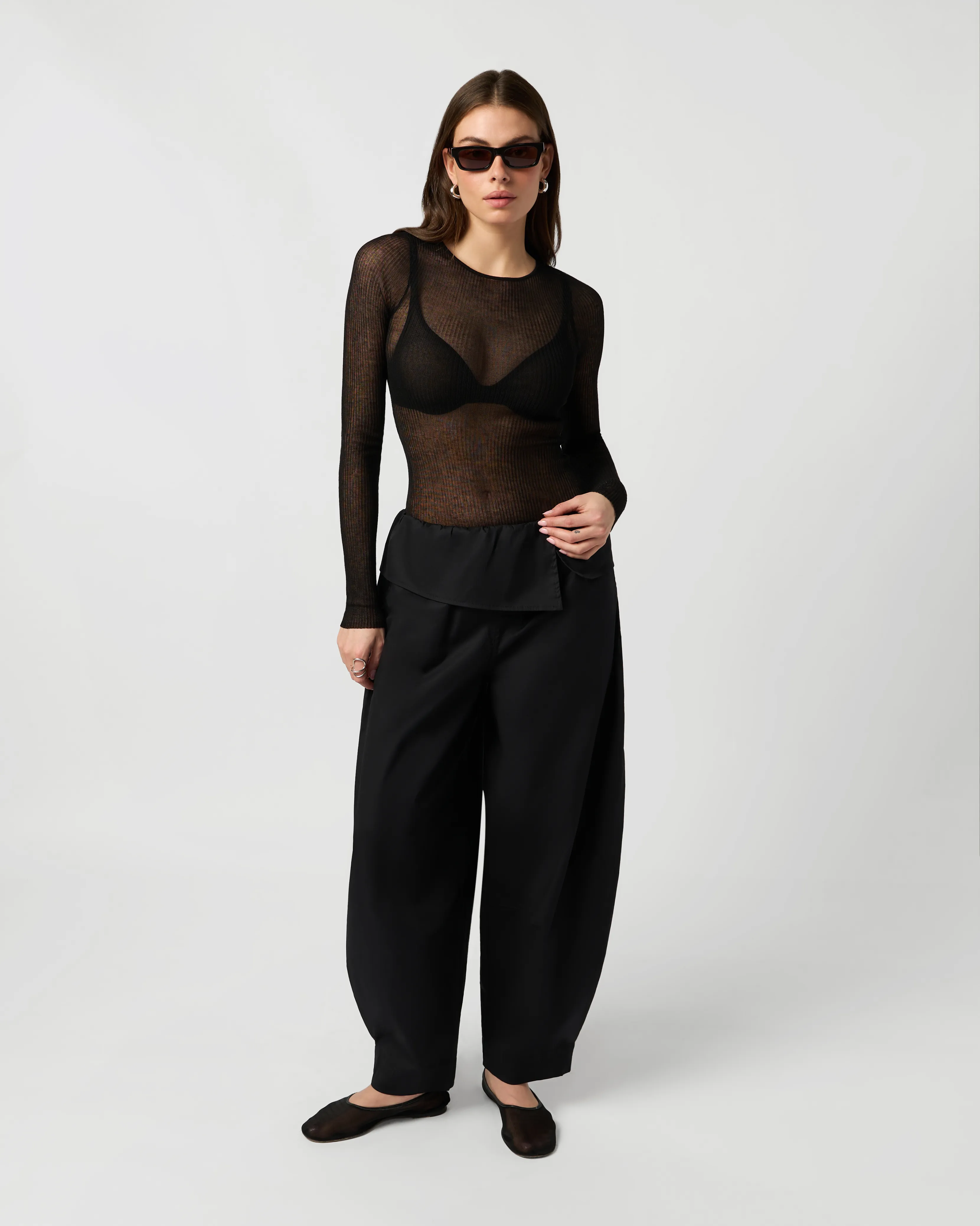 Pull On Fold Over Pant sold by WeWoreWhat product image thumbnail 5