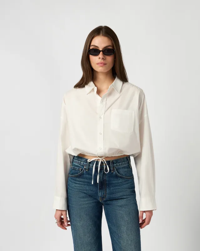 Bubble Button Up Poplin Shirt made by WeWoreWhat