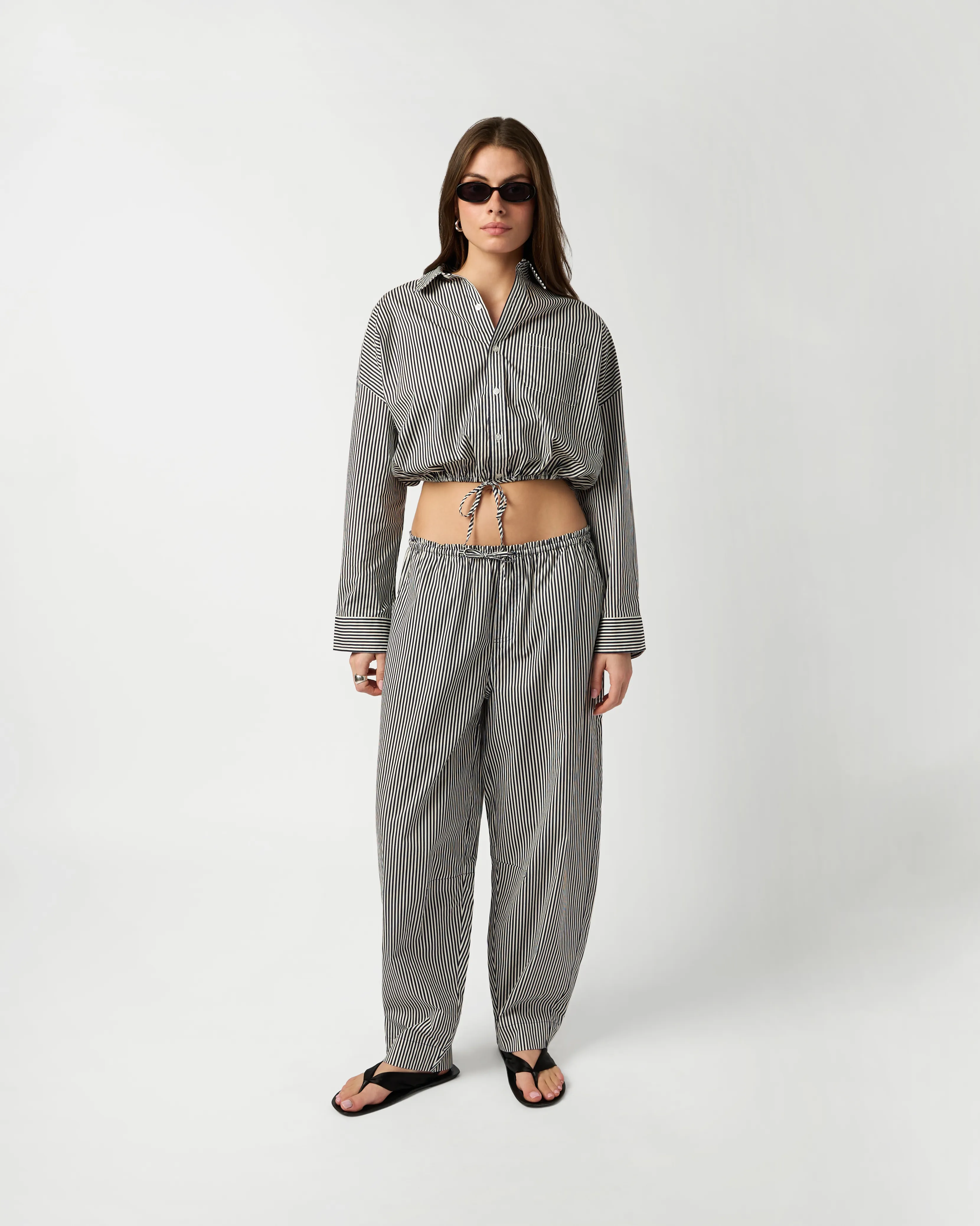 Striped Pull On Balloon Pant sold by WeWoreWhat product image thumbnail 4