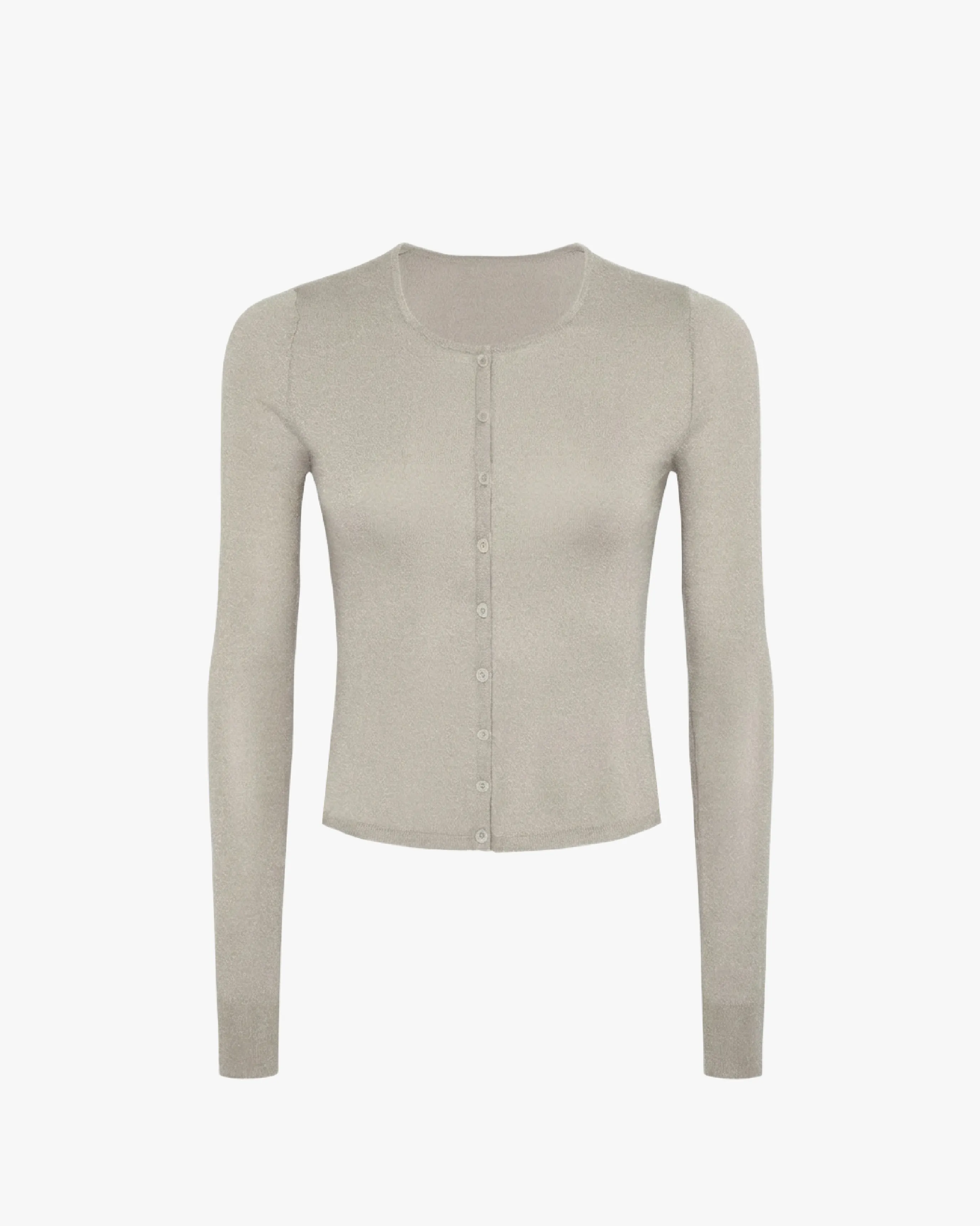 Fitted Heather Grey Cardigan sold by WeWoreWhat product image thumbnail 3
