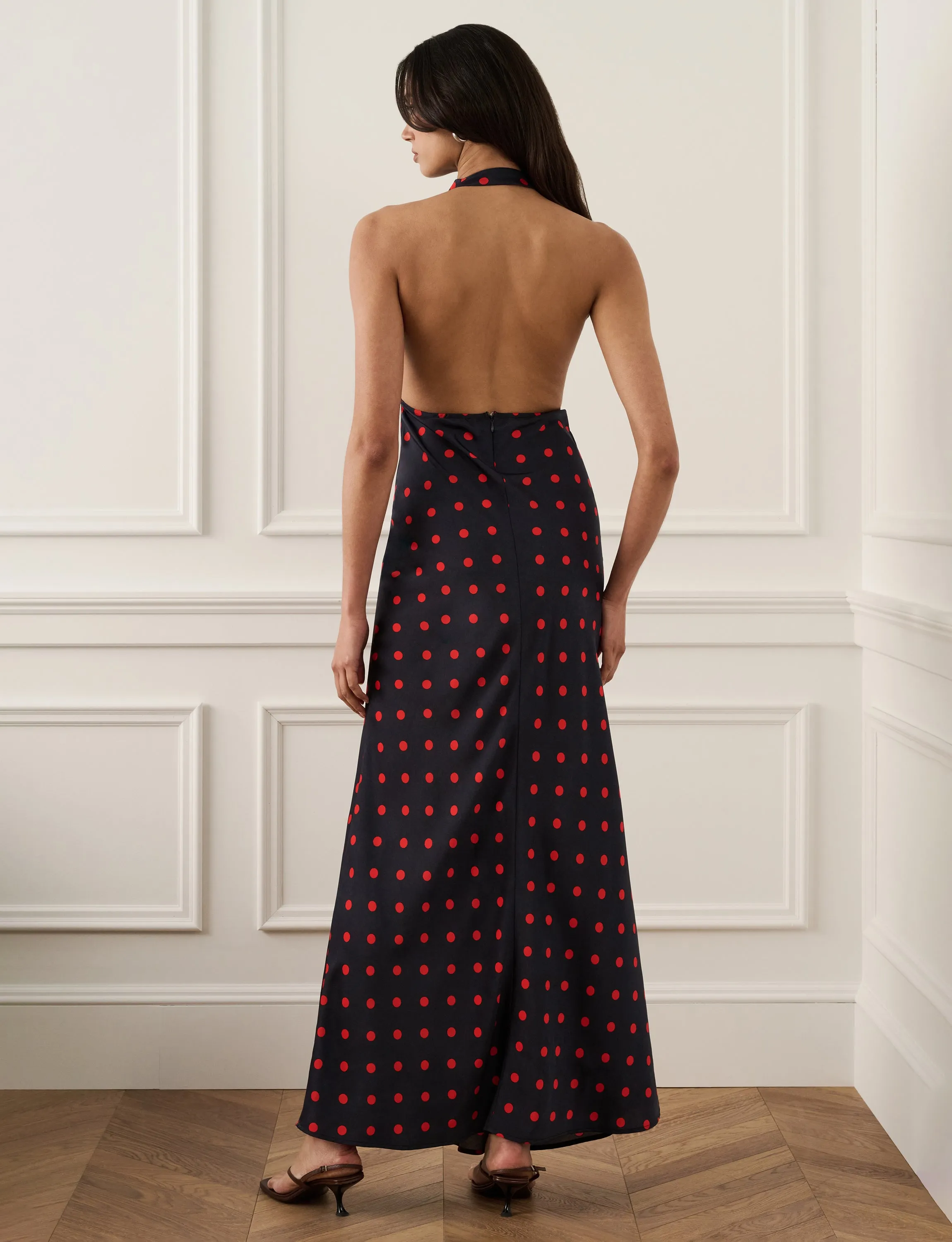 Cowl Halter Maxi Dress sold by WeWoreWhat product image thumbnail 5