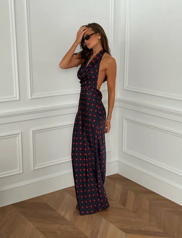 Cowl Halter Maxi Dress made by WeWoreWhat
