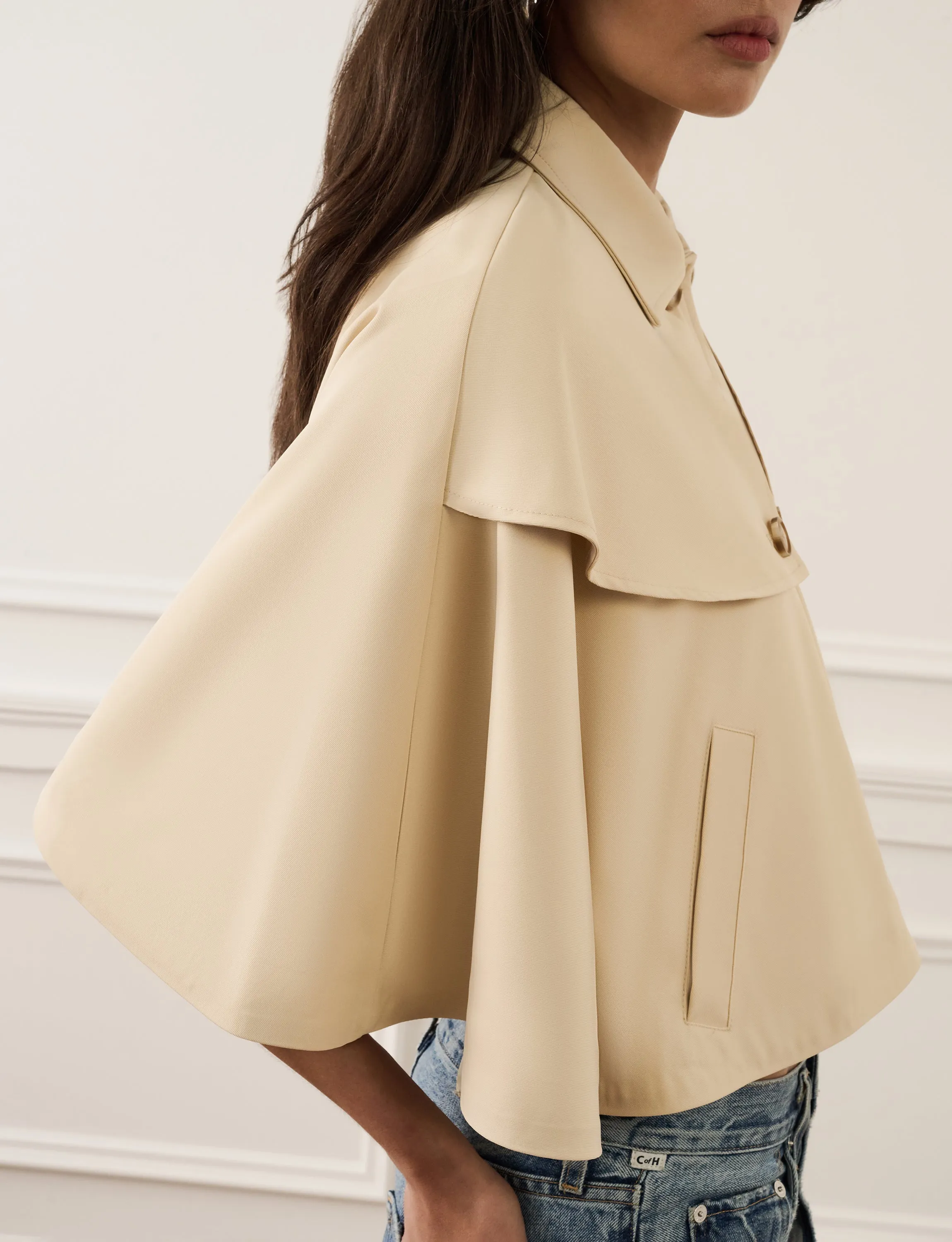 Cape Trench Jacket sold by WeWoreWhat product image thumbnail 5