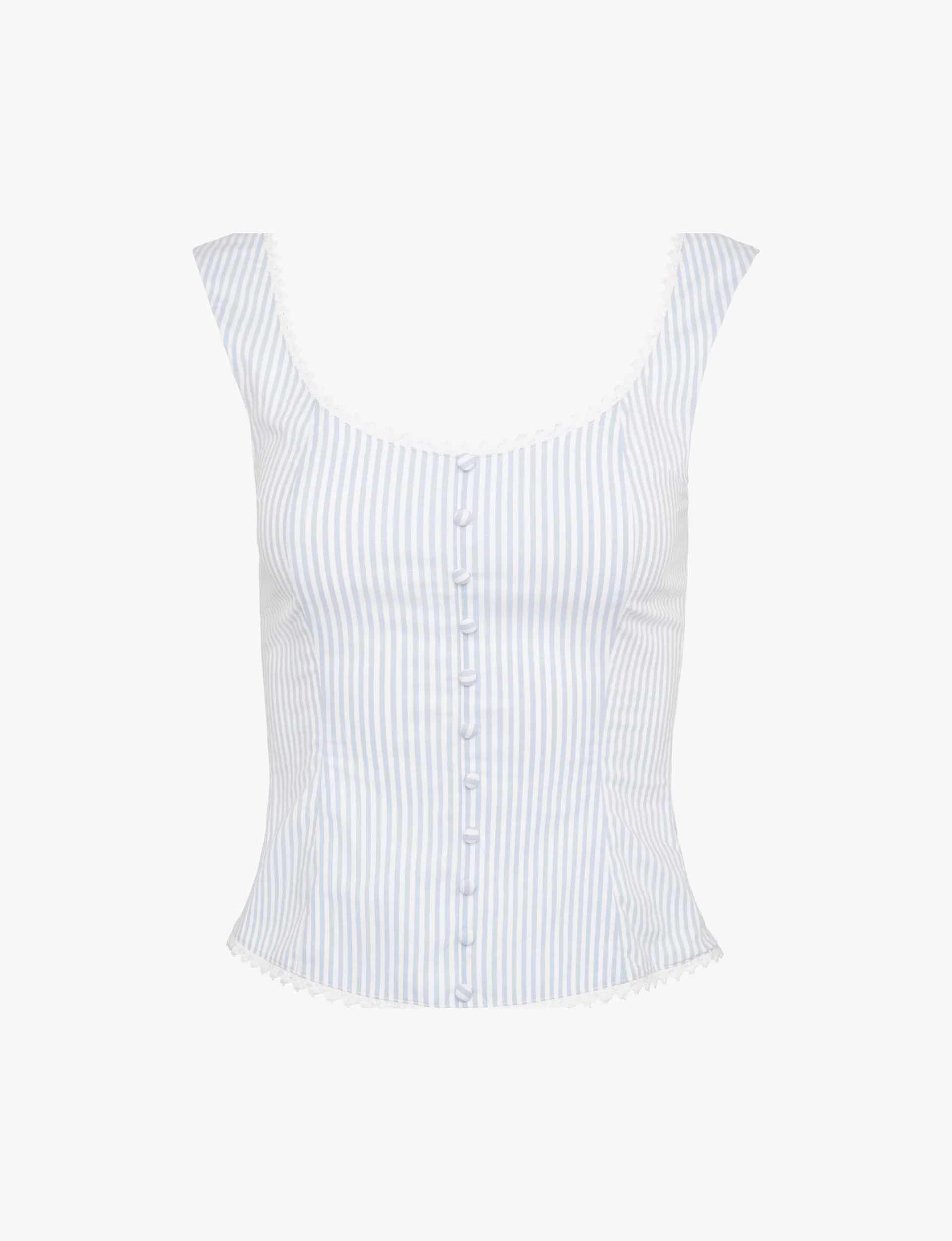 Scoop Neck Corset Top sold by WeWoreWhat product image thumbnail 3