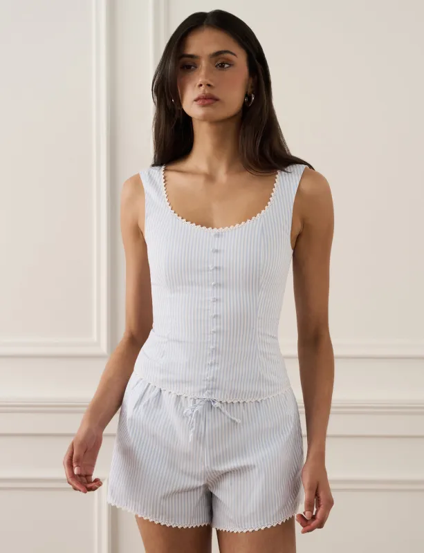 Scoop Neck Corset Top made by WeWoreWhat