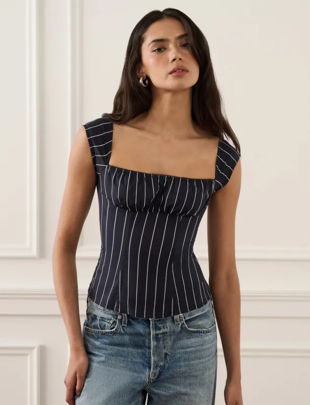 Cap Sleeve Ruched Cup Corset made by WeWoreWhat