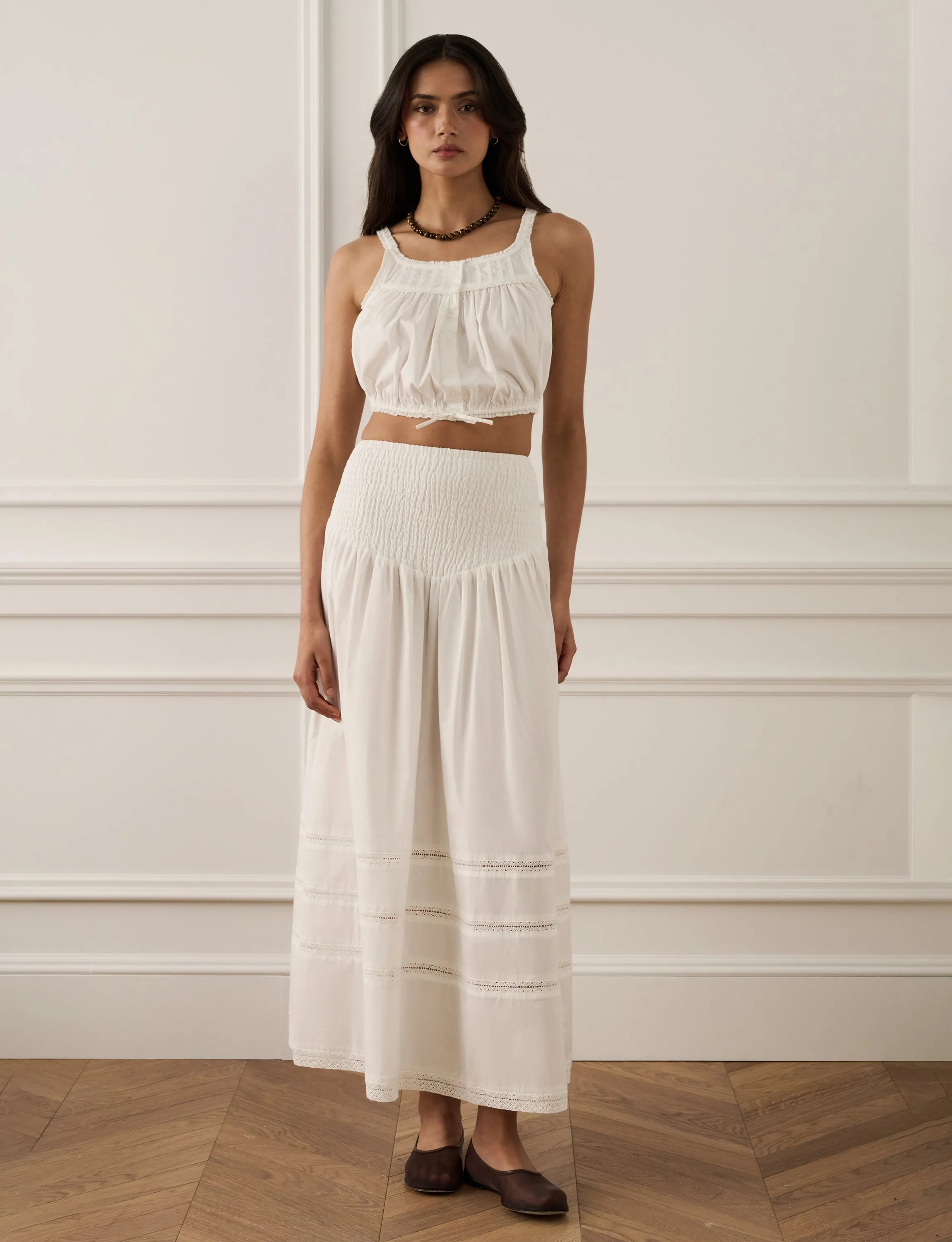 Smocked Maxi Skirt sold by WeWoreWhat product image thumbnail 2