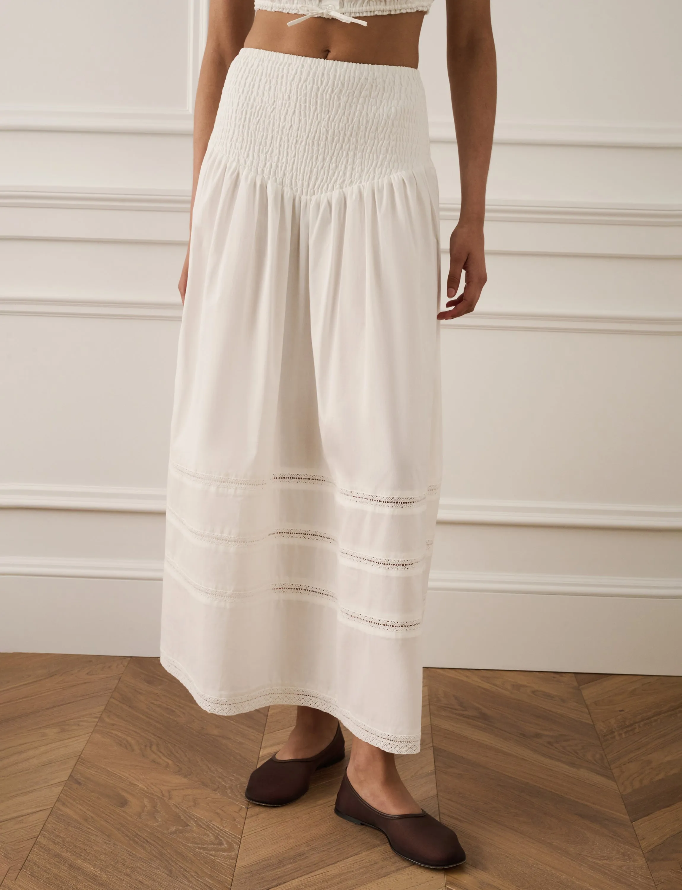 Smocked Maxi Skirt sold by WeWoreWhat product image thumbnail 5