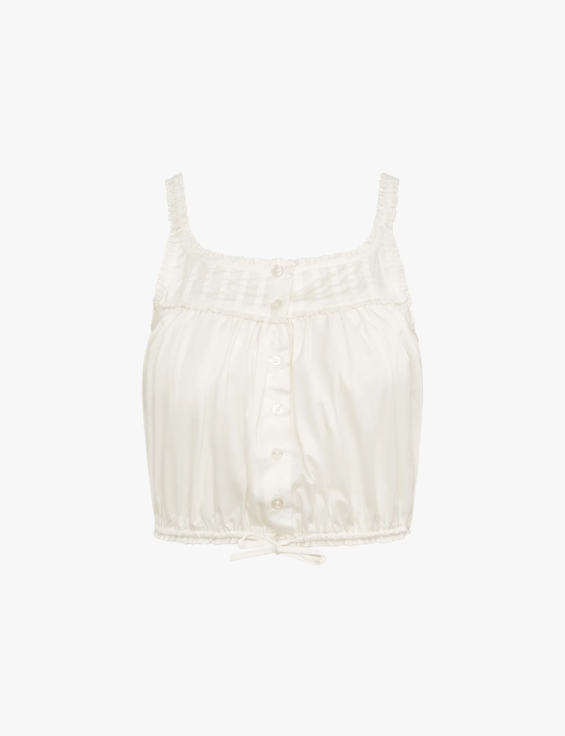 Button Up Tank Top sold by WeWoreWhat product image thumbnail 3