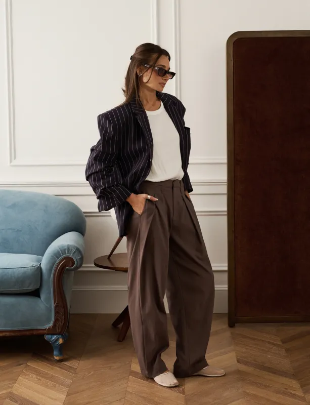 Double Belt Trouser made by WeWoreWhat