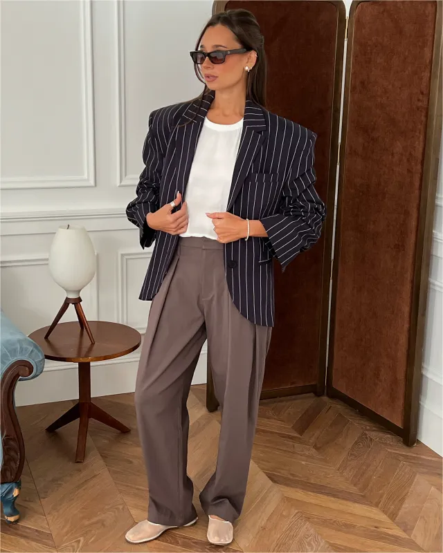 Cinched Sleeve Boxy Blazer made by WeWoreWhat