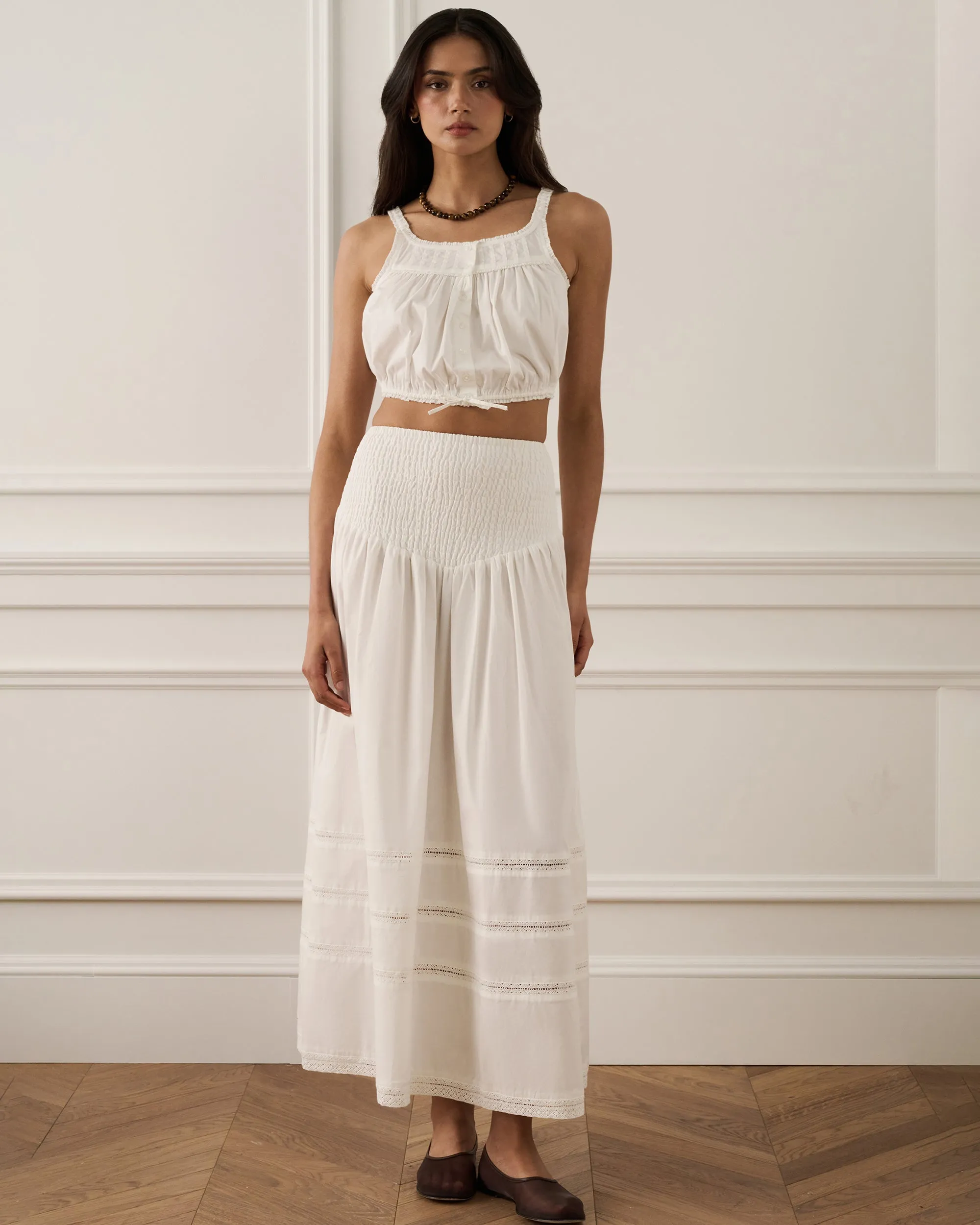 Smocked Maxi Skirt sold by WeWoreWhat product image thumbnail 5