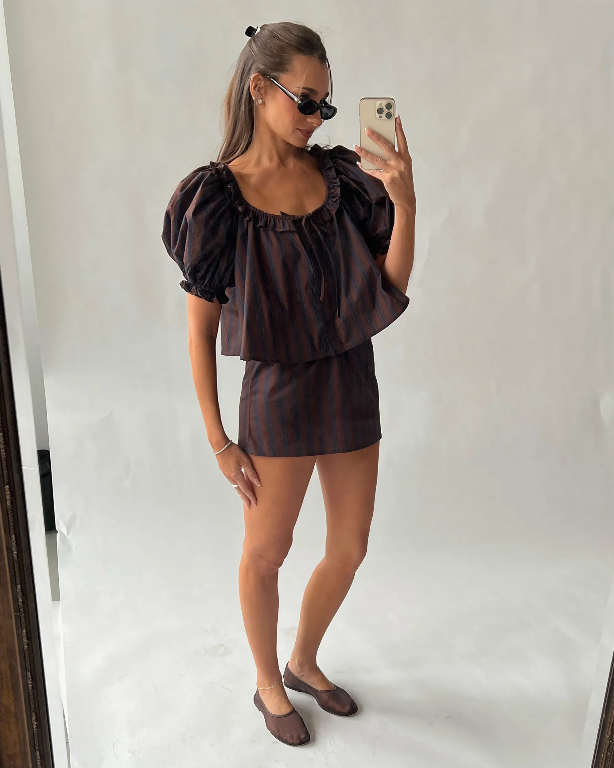 Pull On Mini Skirt sold by WeWoreWhat product image thumbnail 2