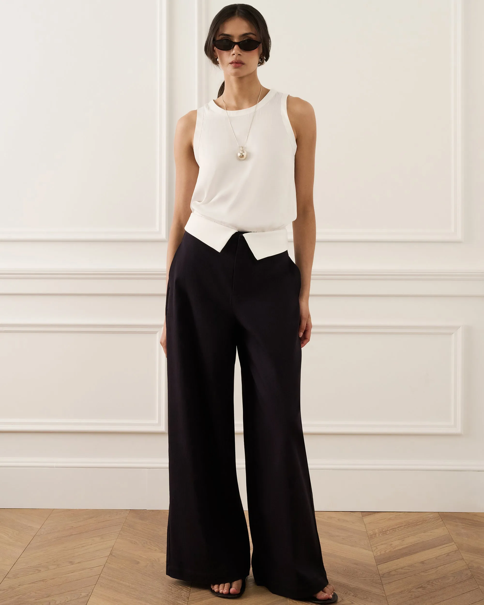 Fold-Over Waist Trouser sold by WeWoreWhat product image thumbnail 4