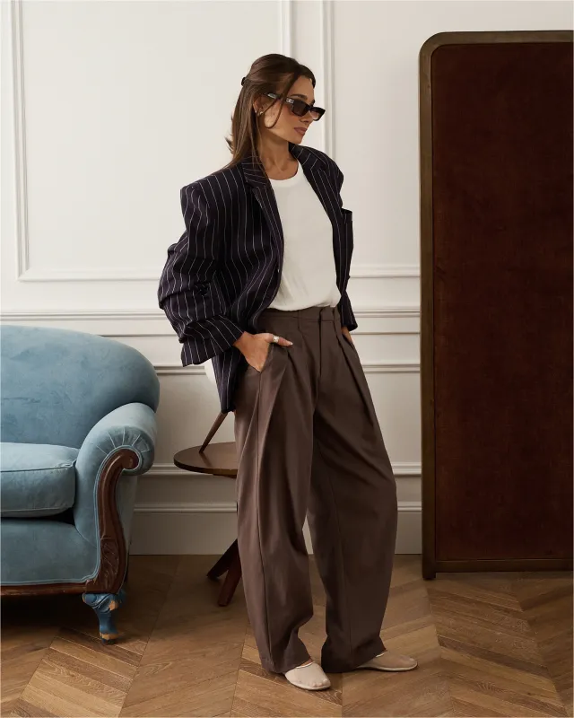 Double Belt Trouser made by WeWoreWhat