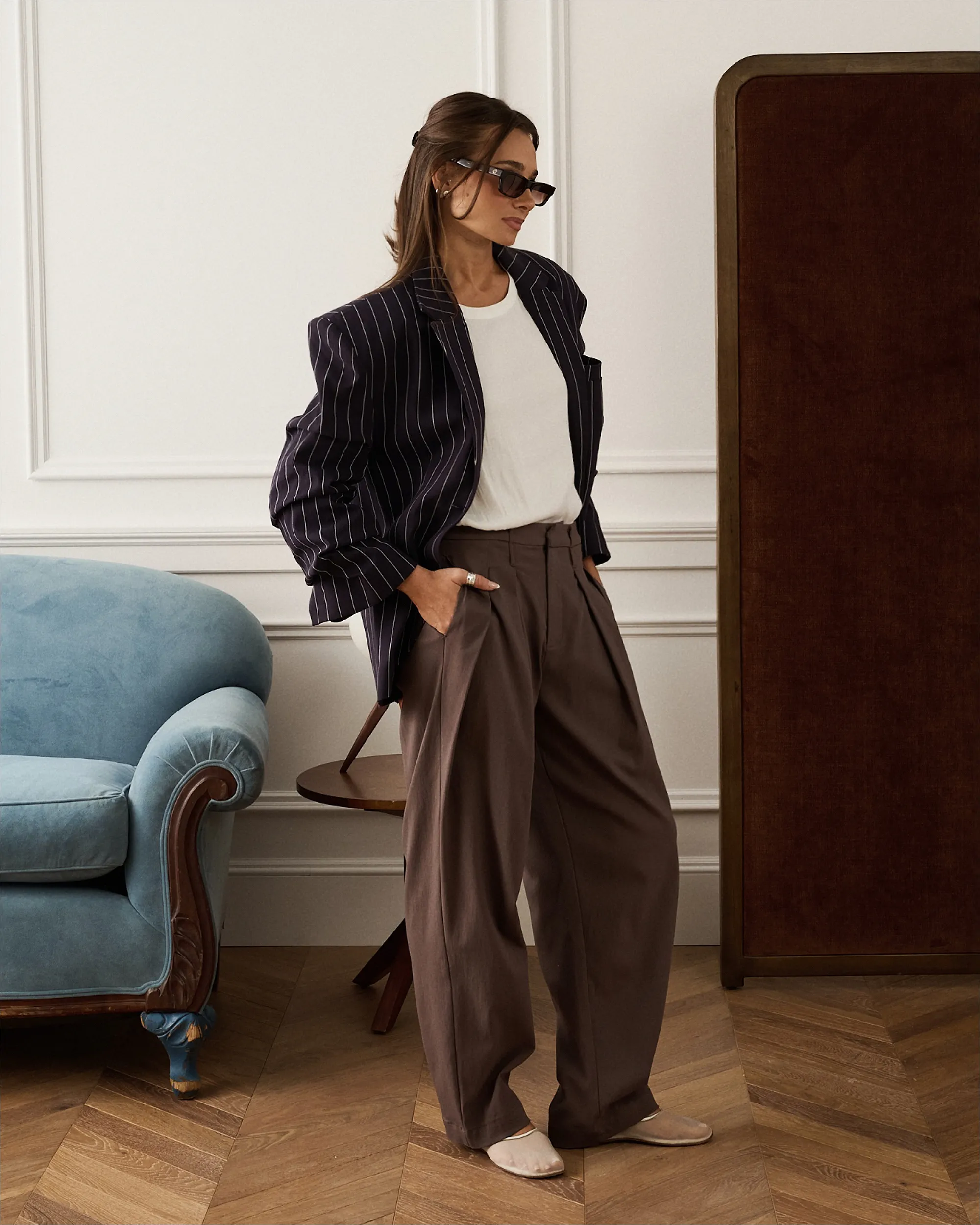 Double Belt Trouser sold by WeWoreWhat