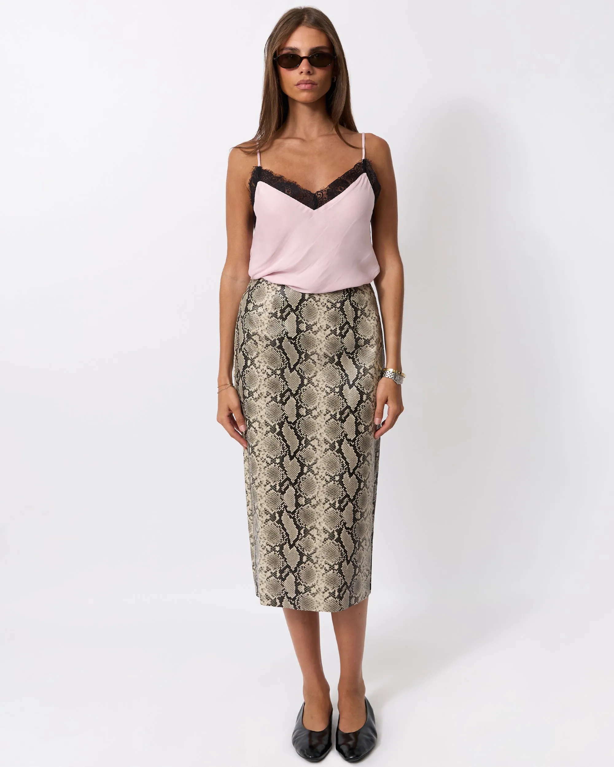 Snake Skin Pencil Skirt sold by WeWoreWhat product image thumbnail 4