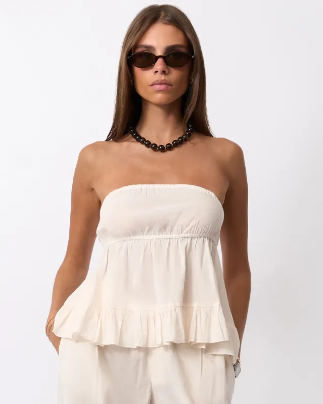 Ruched Strapless Top made by WeWoreWhat