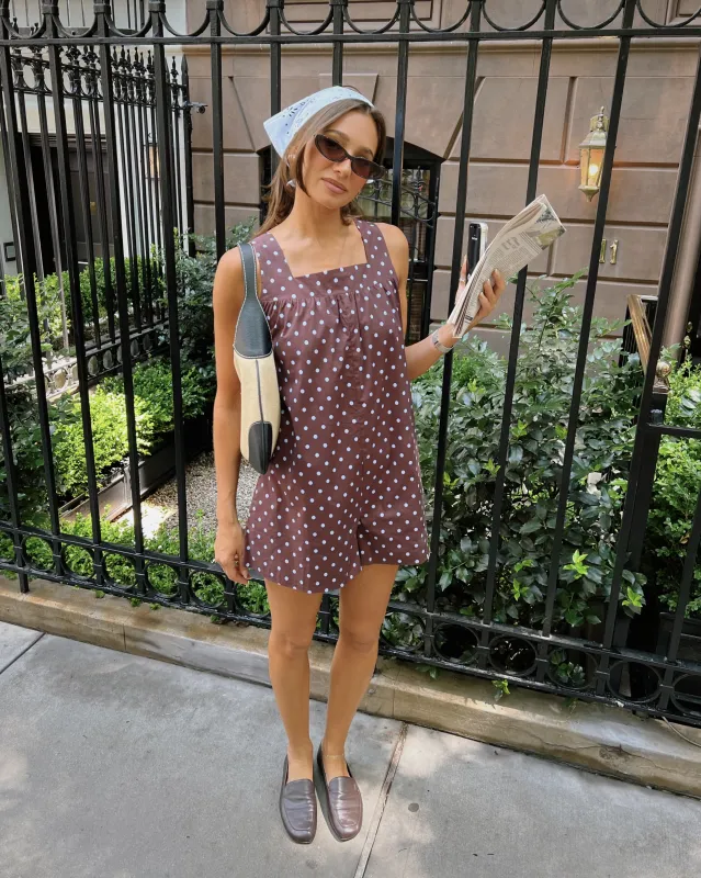 Square Neck Romper made by WeWoreWhat