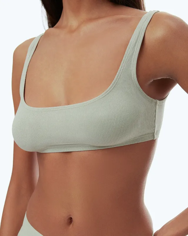 Scoop Rib Bra sold by WeWoreWhat
