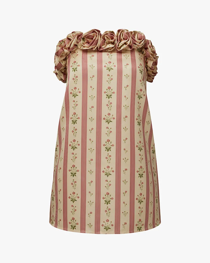 Strapless A-line Rose Mini Dress sold by WeWoreWhat product image thumbnail 2