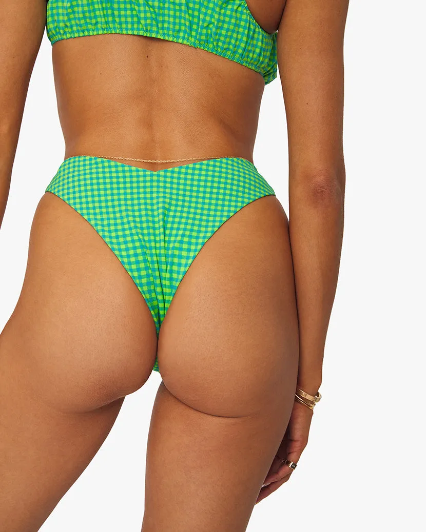 Delilah Neon Seersucker Bikini Bottom sold by WeWoreWhat product image thumbnail 4