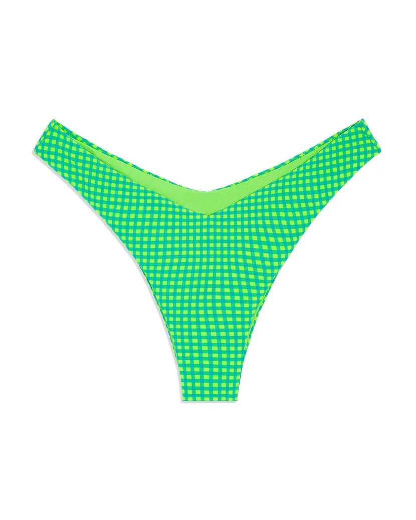 Delilah Neon Seersucker Bikini Bottom sold by WeWoreWhat product image thumbnail 3